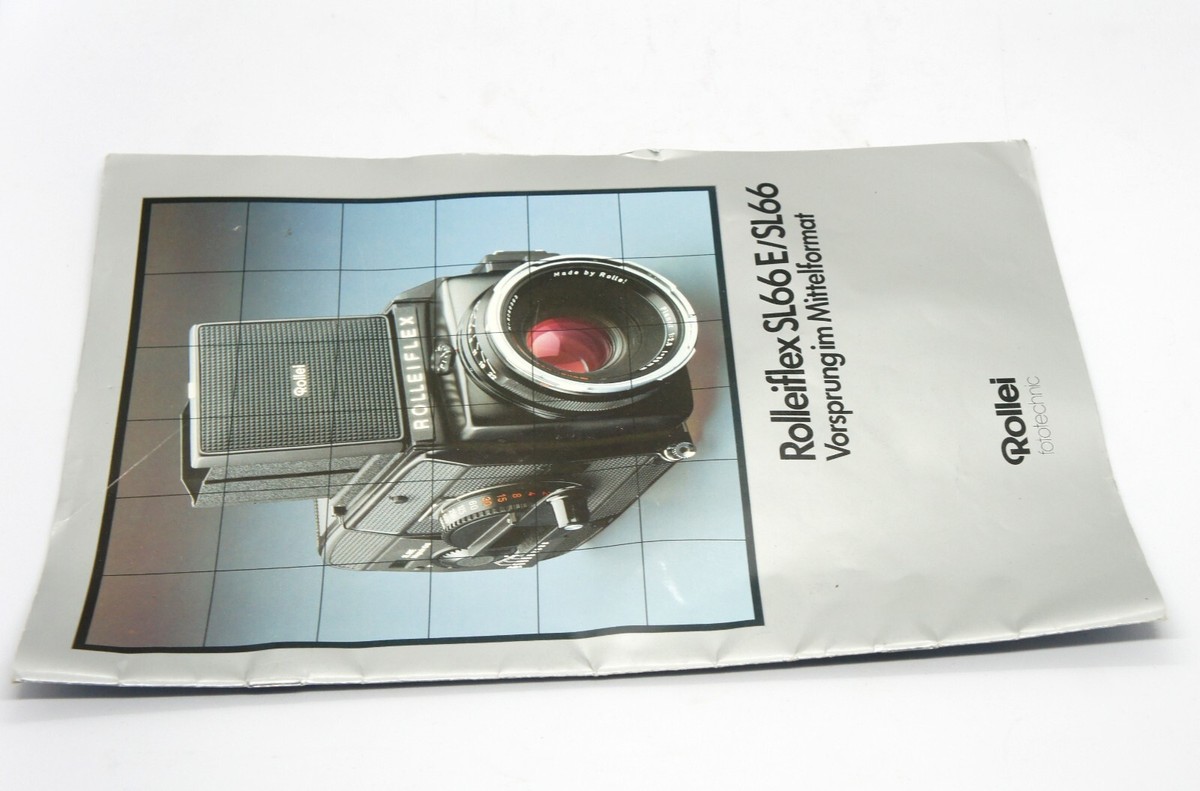 説明書　Rolleiflex SL 66 E Rolleiflex SL66 instruction manual, PDF user manual