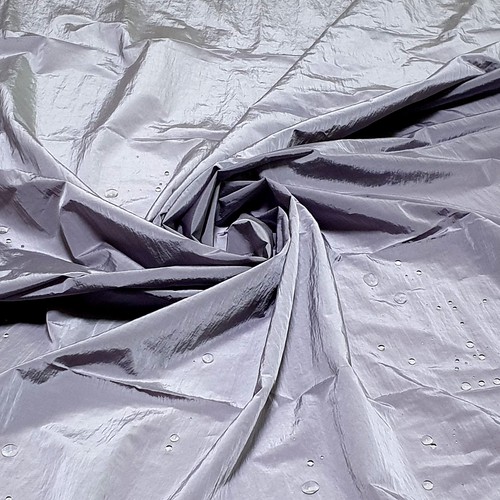 Metallic Iridescent DWR Waterproof 30d Ripstop Fabric Outdoor Jacket Jumper 52"W - Picture 18 of 783