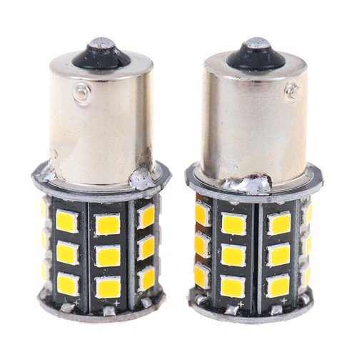 2X 1156 BA15S 2835 33-SMD Yellow LED Bulbs Car Turn Signal Lamp Brake Lights _yi - Picture 9 of 12