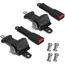 Golf Cart Seat Belts, 40" Retractable Universal Seat Belts Kit for Club Car E...