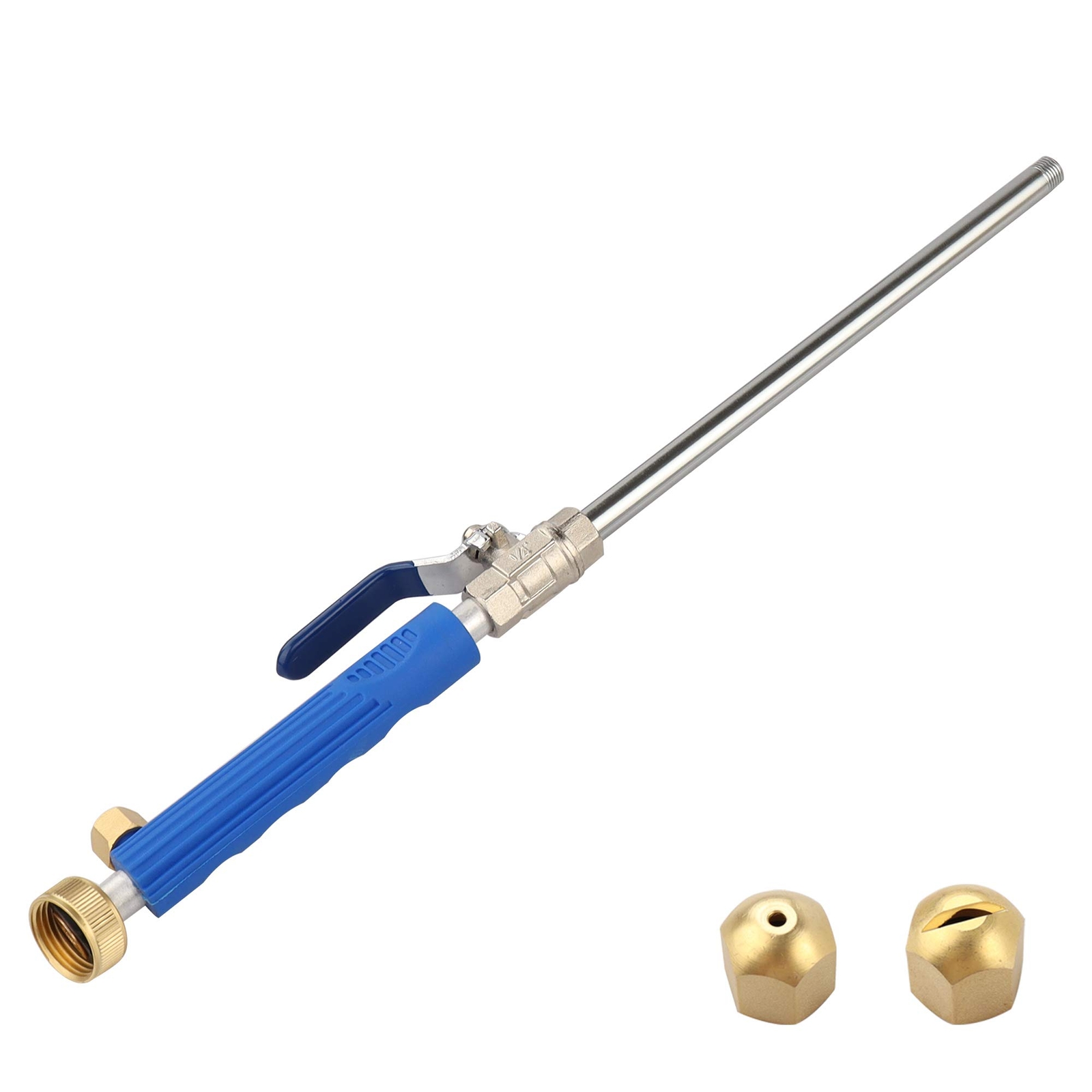 BLUE High Pressure Power Washer Wand Hydro Jet Water Hose Nozzle Sprayer