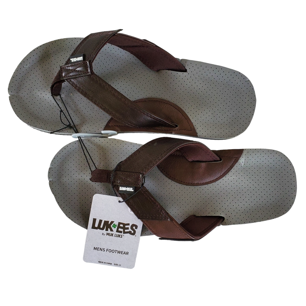 Muk Luks Flip Flop Sandals Men display picture 2