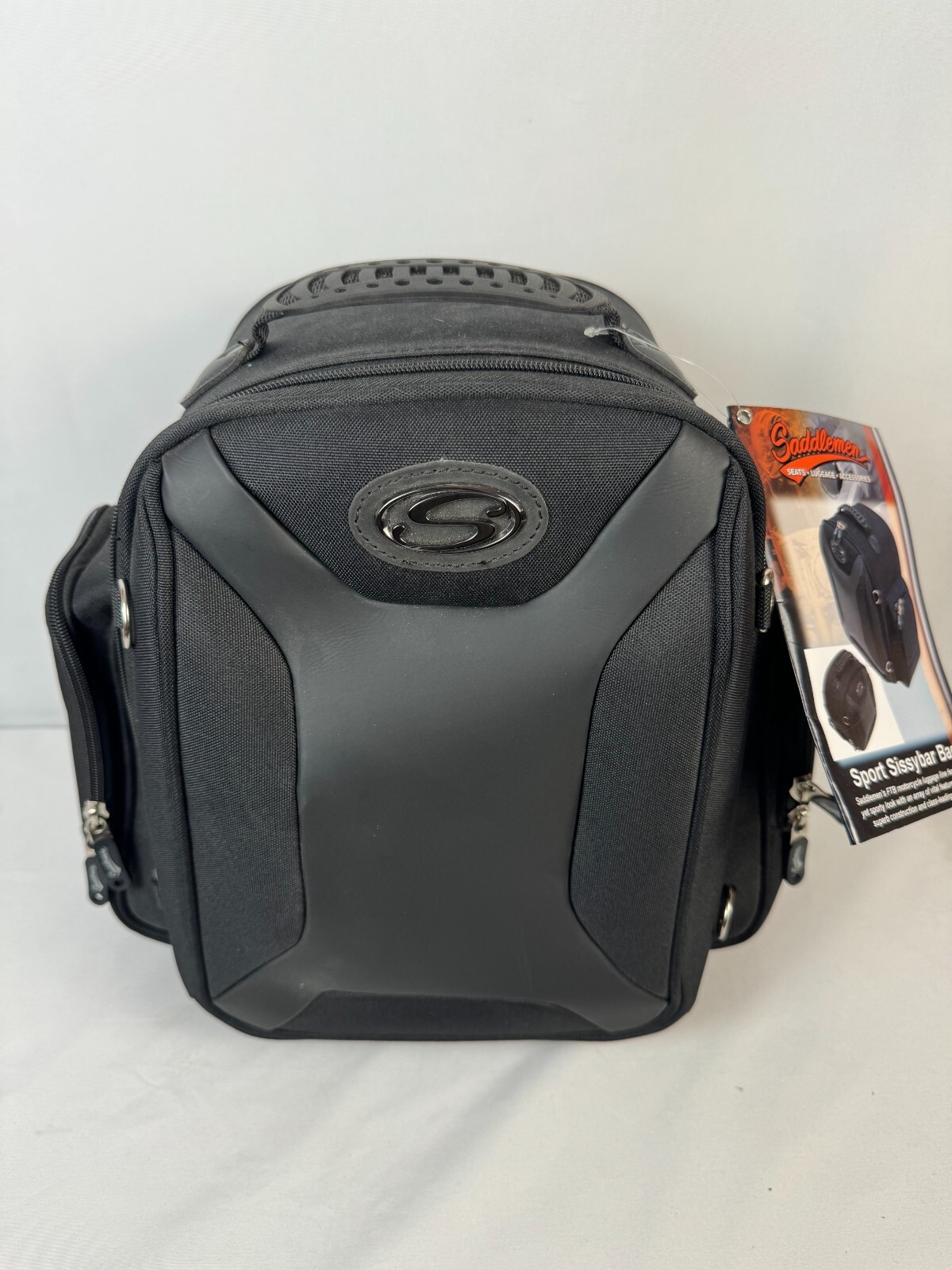 Saddlemen Textile FTB1500 Motorcycle Sissy Bar Luggage Bag for Harley