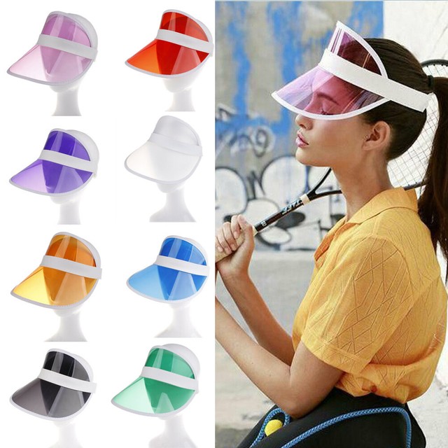 neon sun visor hat