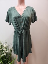Nwt Cupshe Women Green Casual Dress Medium LIGHTWEIGHT