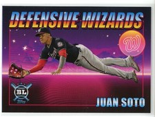 2021 Topps Big League Baseball Defensive Wizards #14 Juan Soto (Nationals)