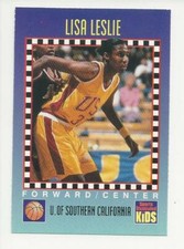 LOS ANGELES SPARKS LISA LESLIE SPORTS ILLUSTRATED SI FOR KIDS 1994 ROOKIE CARD