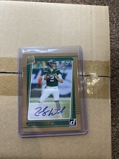 ZACH WILSON AUTO BRONZE - SSP RATED ROOKIE 2021 Donruss Football #252 RC - Jets