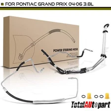 2x Power Steering Pressure & Return Line Hose for Pontiac Grand Prix 2004-2006