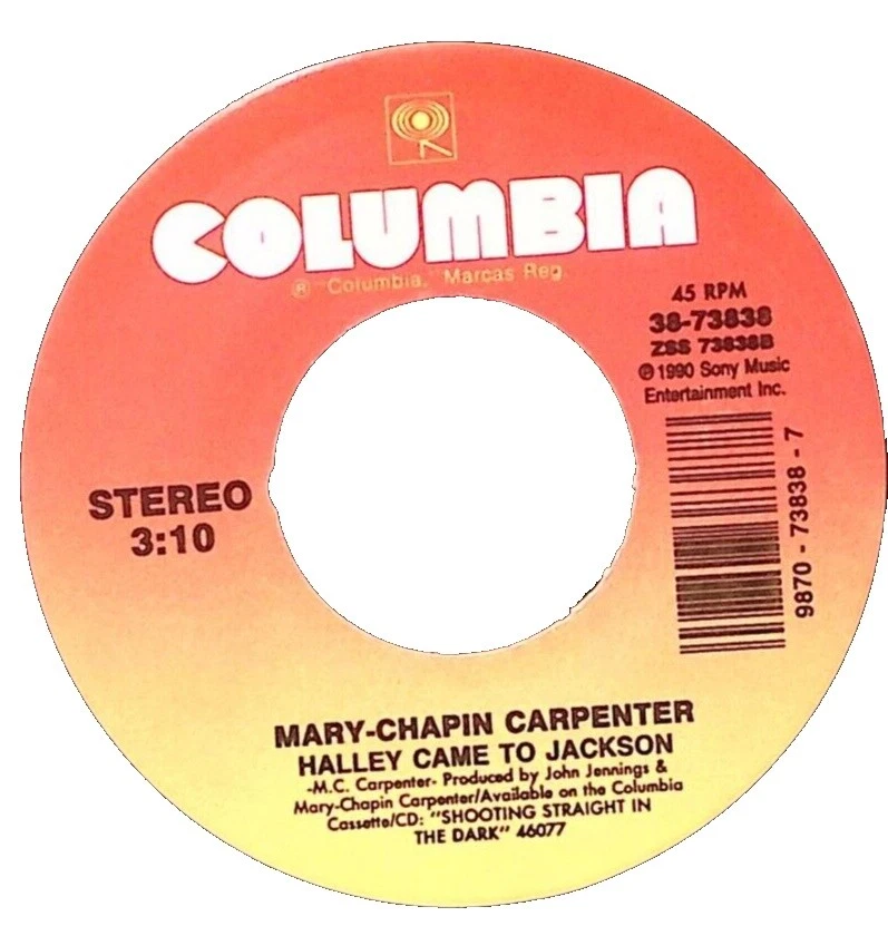 Mary Chapin Carpenter país Velocidad de 45 RPM Discos de Vinilo