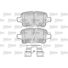 Valeo Bremsbeläge Bremsbelagsatz Bremsklötze hinten 601684 online 
