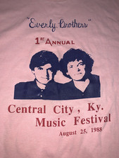 The Everly Brothers Gift For Friends White T-Shirt Cotton