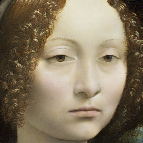 30Wx32H" GINEVRA DE' BENCI by LEONARDO DA VINCI - MONA LISA - CHOICES of CANVAS - Picture 3 of 10