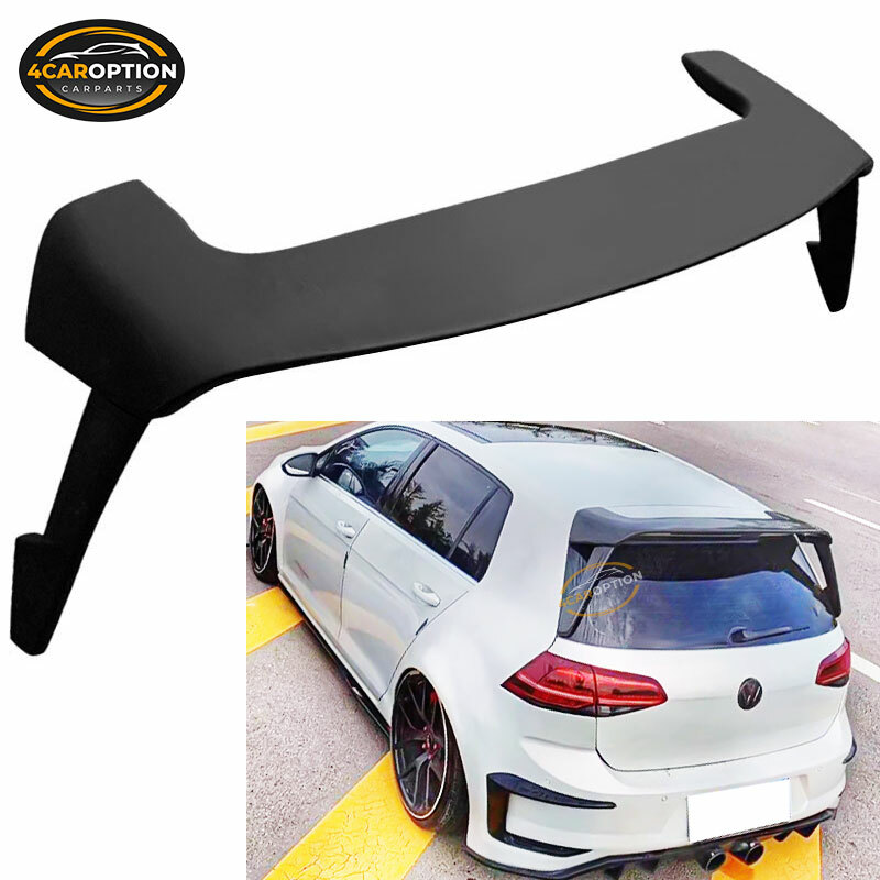 Fits 15-20 Volkswagen Golf 7 MK Style Rear Roof Spoiler Wing ABS