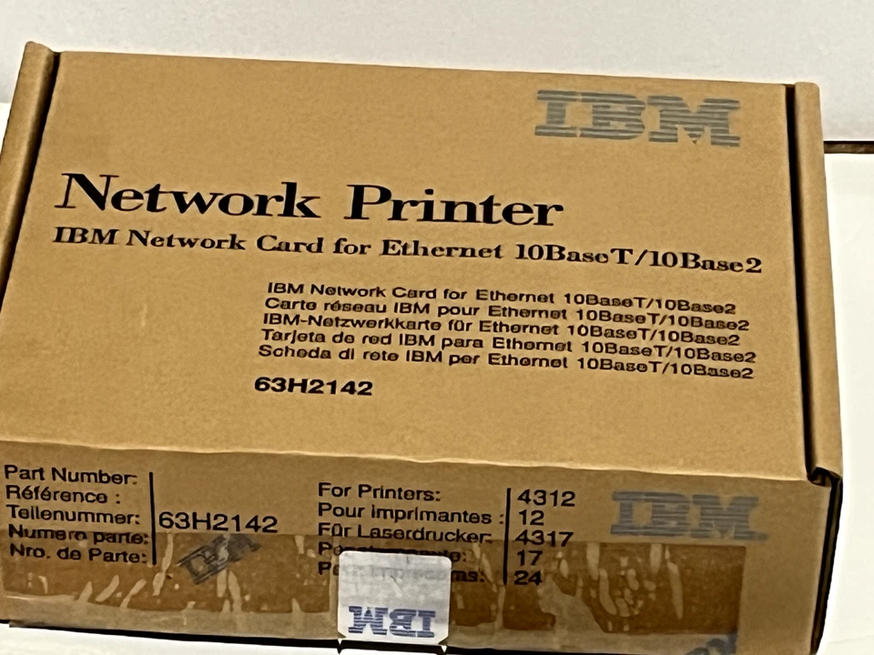 63H2142 IBM Single-Port RJ-45/BNC 10Mbps 10Base-T/10Base-2 Ethernet PCI Network - Image 2 of 4