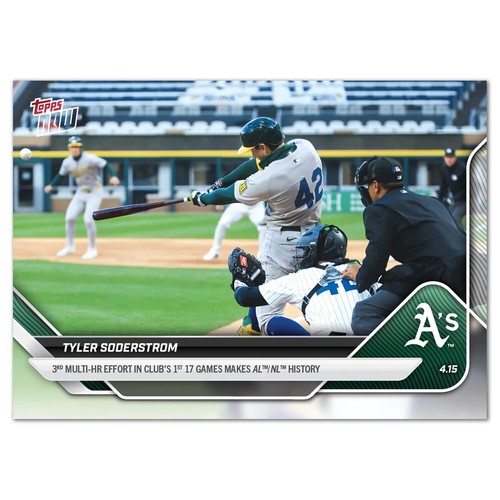 2025 Topps Now 72 Tyler Soderstrom