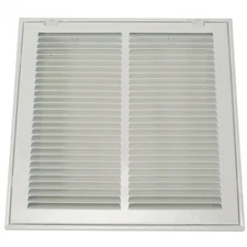 Zoro Select 4Mjt1 Filtered Return Air Grille , 12 X 12 , White , Steel