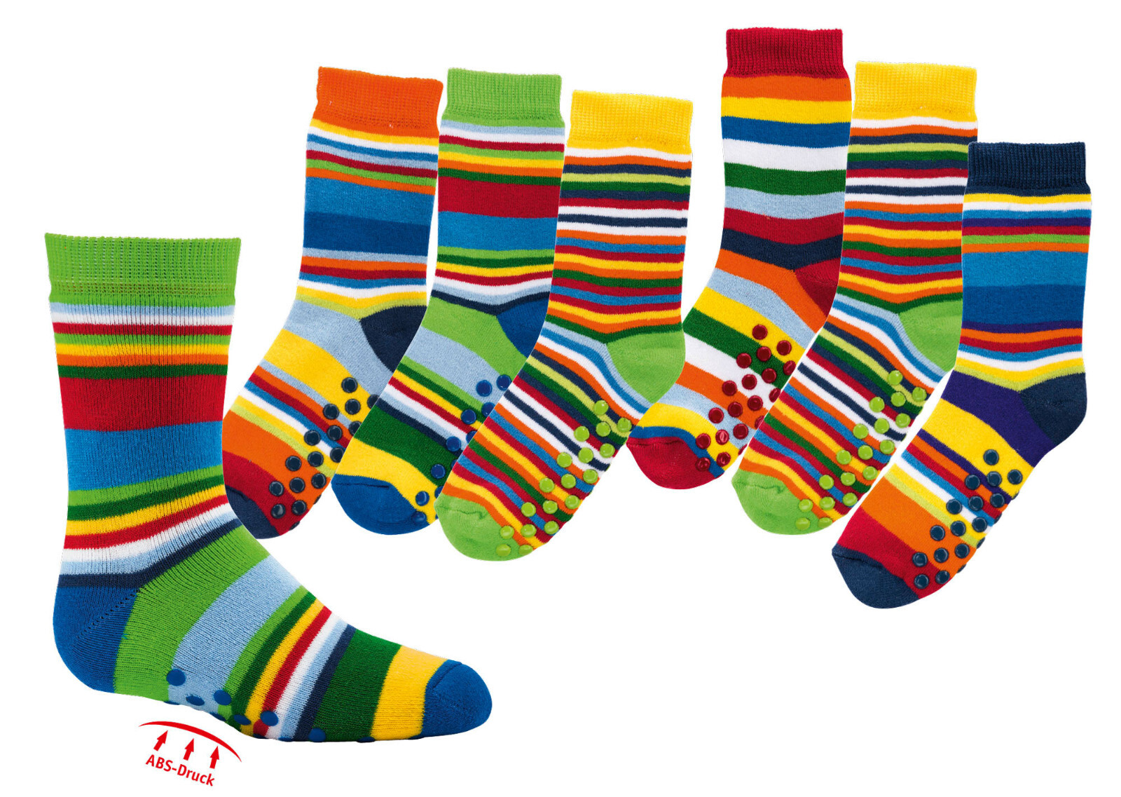Divertidos Calcetines Antideslizantes De Algodón Para Niños En Paquete De 3