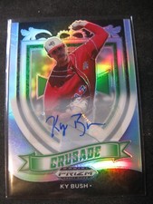 KY BUSH 2021 Panini Prizm Draft Picks CRUSADE Silver Autographs GAELS/WHITE SOX