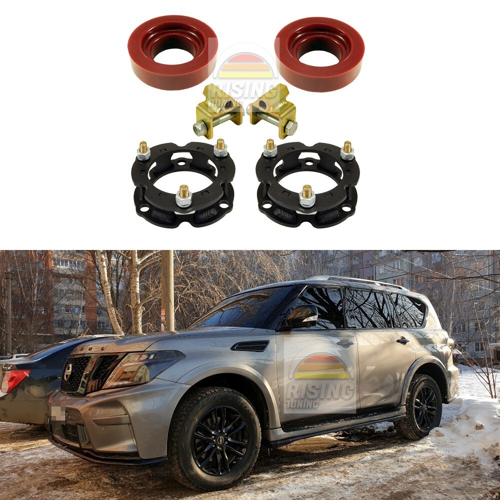 Lift kit +2.5″ for Nissan Patrol 6 Y62 Armada 2 Infiniti QX80 Z62
