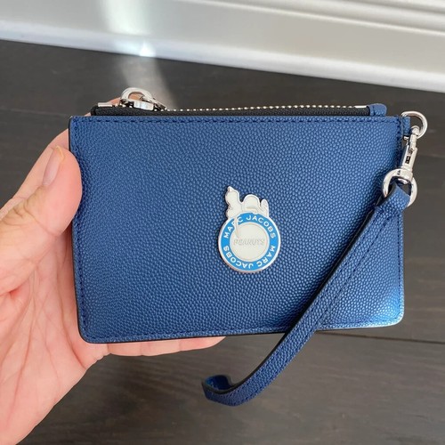 Marc Jacobs X Peanuts Azure Blue Snoopy Card Case - Picture 3 of 10