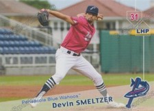 2019 Pensacola Blue Wahoos Devin Smeltzer RC Rookie Minnesota Twins