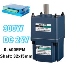 Ingranaggio brushless 300W DC 24V motore ridotto 32x15mm coppia elevata reversibile 0-600RPM