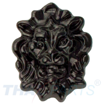Concho #196 Kleiner Löwenkopf 22mm x 17mm Gunmetal Conchos