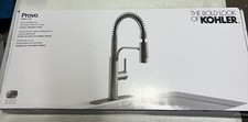 Kohler Provo Semi-Pro Kitchen Faucet r43211-VS Stainless Steel #L2