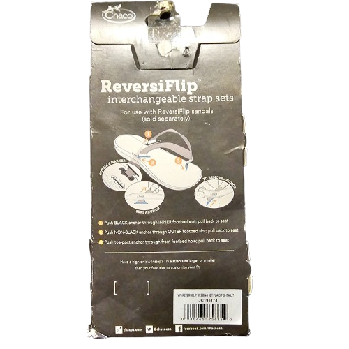 Chaco Reversiflip Straps 2 different Sets Size 7 Hiking Trail Flip Flops Boho - Picture 5 of 5