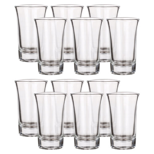 40ml Shot Glasses Set 6-12 Clear Heavy Base Party Drinks Whiskey Vodka Tequila - Picture 7 of 7