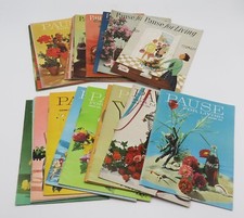 Coca-Cola Pause For Living Magazines from 1954-1969 lot of 23 magazines