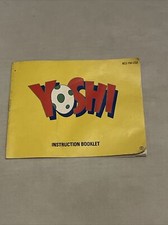 Yoshi NES Nintendo Instruction Manual Only Great Condition 