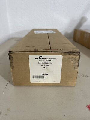 Cooper Power Systems Heavy Duty MOV Arrester AZL1B9R New In Factory Stapled Box