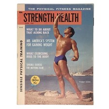 1962 Strength & Health Magazine April Tommy K...