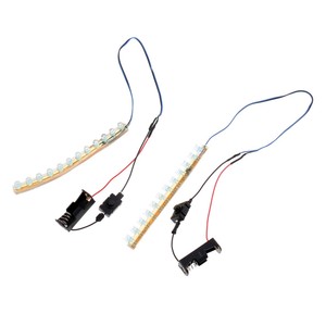 2pcs-Blue-LED-Light-Strip-w-Switch-for-Roller-Skate-Skateboard-Rollerblade