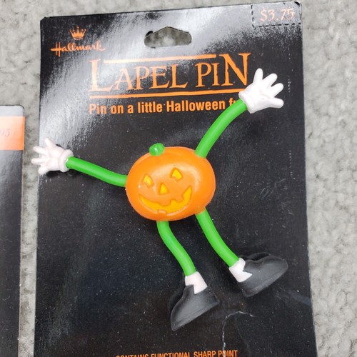 Halloween Hallmark Pin Lot new unused Lot of 4 Free Shipping! - Picture 3 of 5
