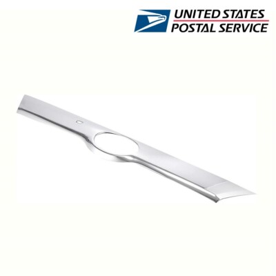 Mirror Chrome ABS Rear Trunk Streamer Cover Trim For 2014-2019 Toyota Highlander