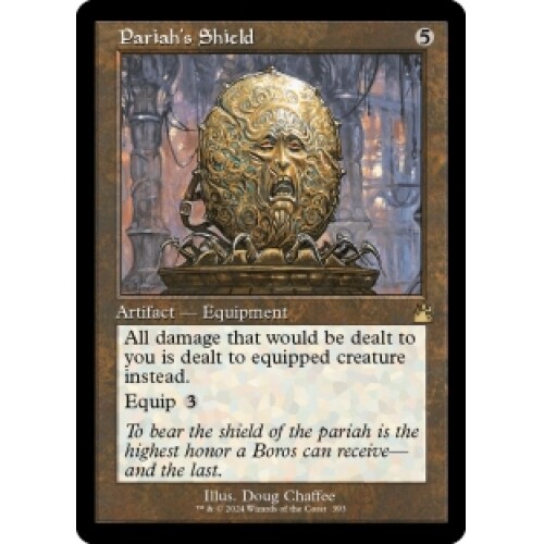 PARIAH'S SHIELD (MARCO RETRO) X4 Ravnica Remasterizado Magic MTG TARJETA COMO NUEVA - Imagen 1 de 1