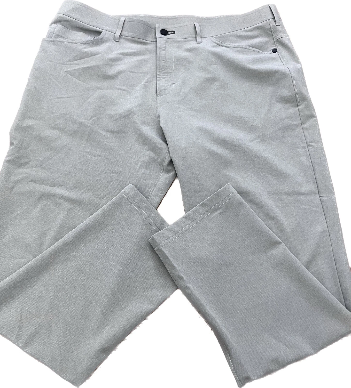 Public Rec Workday Pants Stretch Mens Size 38 x 28 gray straight flat front