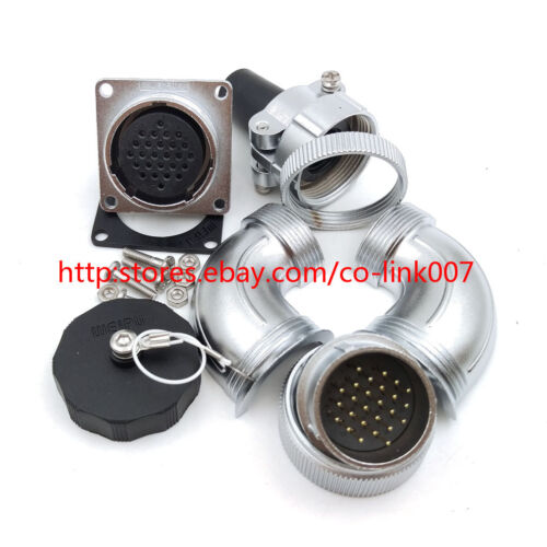 26Pin Power Cable Connector, WS28 5A 400V Automotive Aviation Bulkhead Connector - Picture 4 of 5