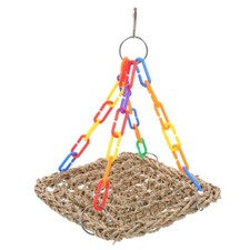 natural seagrass bird mat parrot seagrass hammock Bird Hanging Toy Bird Parrot