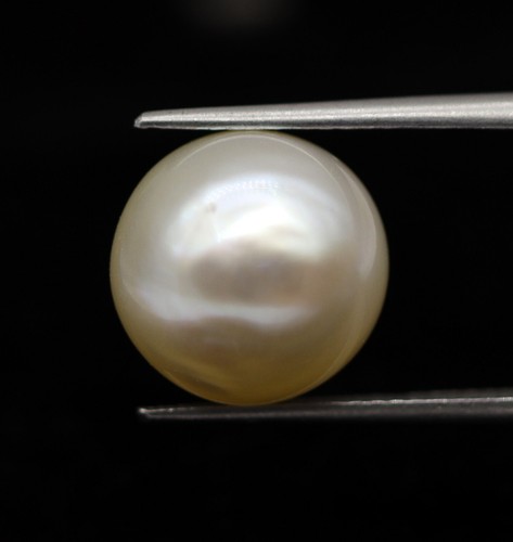 7.59 Ct 100% Certified Natural Keshi Pearl Loose Round Shape Untreated Gemstone - Picture 7 of 10