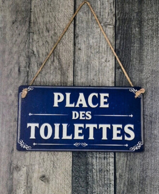Atmosphera - Plaque de Porte recto-verso en Métal et Bois 20 x 30 cm Atmosphera - Plaque de Porte recto-verso en Métal et Bois 20 x 30 cm
