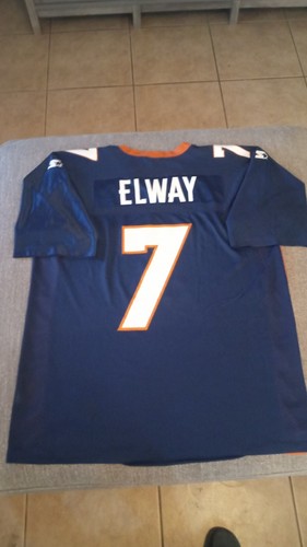 Vintage Denver Broncos Starter John Elway #7 NFL Football Jersey Men Size 52 XL - Picture 7 of 17