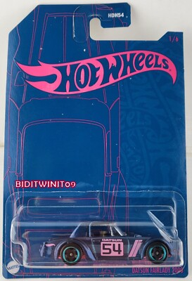 HOT WHEELS 2022 54TH ANNIVERSARY BLUE & PINK DATSUN FAIRLADY 2000