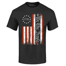 We the People American Flag T-shirt 4th of July Shirts