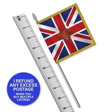 British Napoleonic War Banner Flag (Quality Vinyl) 1:32 Scale Britains Style