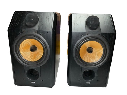 Bowers and Wilkins B&W CDM1 Special Edition Bookshelf Speakers Black Ash Tested! - Picture 3 of 18