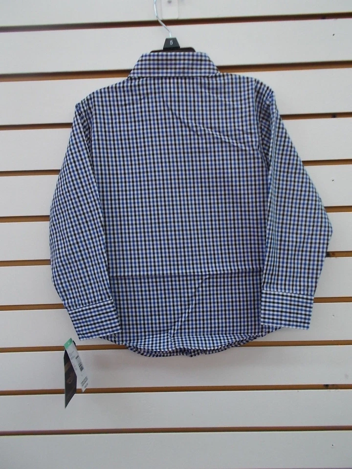 Boys Dockers $52 3pc Black, Gray, & Blue Sweater Vest Suit Sizes 4 - 7 - Image 3 of 4